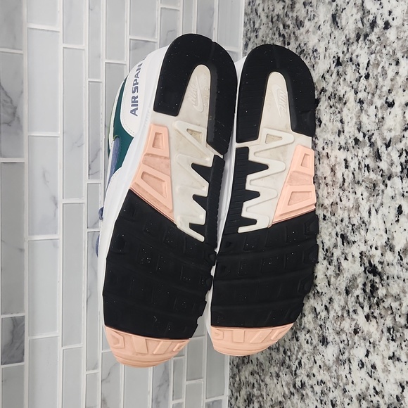 Slate Blue White & Green Nike Air Span II Running Shoes sz 10 AH6800-401 sneaker - Picture 6 of 6